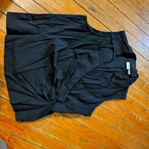 Black cinch side top